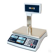 Весы торговые электронные Mas MR1-30P со стойкой